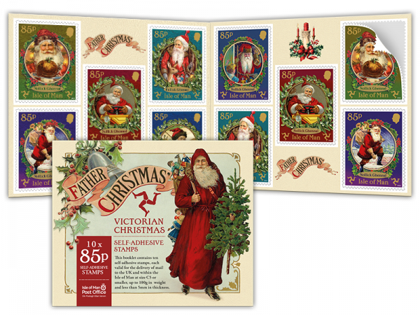 Father Christmas Self Adhesive Booklet