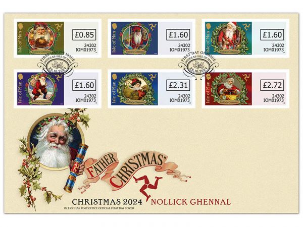 Father Christmas Self Adhesive First Day Cover