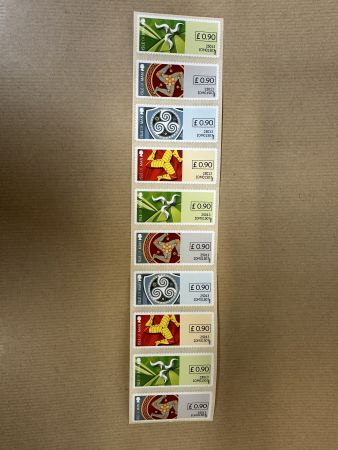 10 x Isle of Man Stamps 